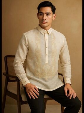 Barong Tagalog Filipino Formal Shirt | Philippine National Costume